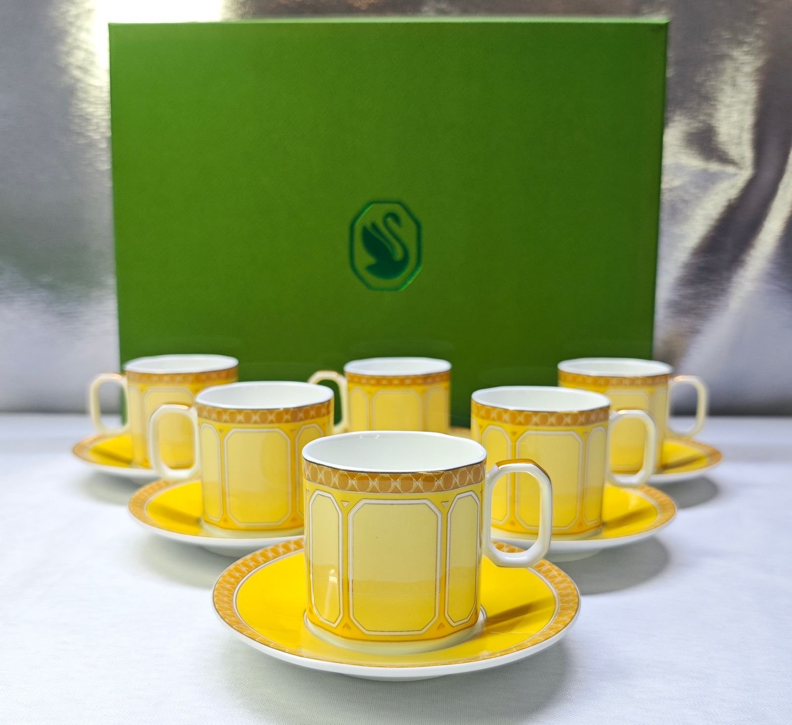 Swarovski Turkish coffee set of six cups with saucers available with many colors - Image 16 of 18